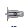 Mandrin Normstahl armé A702500 avec parachute pour une portes de garage Mandrin Normstahl armé A702500 avec parachute pour une portes de garage