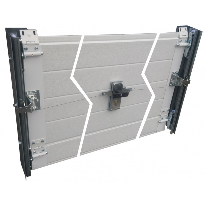 Kit serrure porte de garage sectionnelle