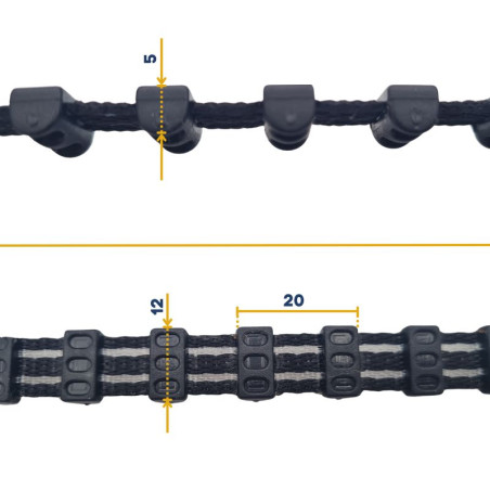 Sangle Crantée pour motorisation Promatic et Supramatic pour porte de garage Hörmann Tubauto