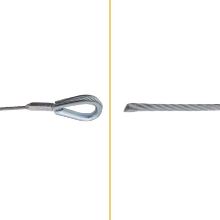 Cable Euro linteau standard pour porte de garage normstahl A702350 Cable Euro linteau standard pour porte de garage normstahl A702350