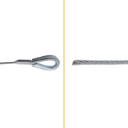 Cable Euro linteau standard pour porte de garage normstahl A702350
