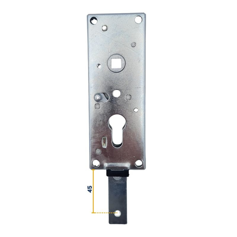 Serrure de porte sans cylindre à verrouillage vertical Normstahl H700110