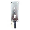 Serrure de porte sans cylindre à verrouillage vertical Normstahl H700110