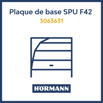 Plaque de base porte industrielle Hörmann SPU F42