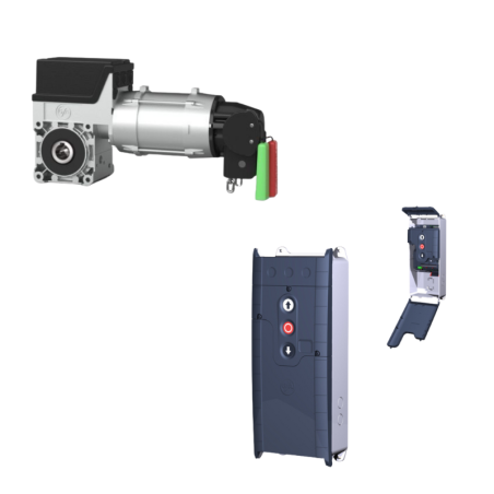 Moteur 90Nm complet avec coffret de commande TS971 GFA portes de garage industrielles