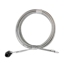 Câble Double Tubauto Ferrure Z longueur 2365mm pour porte de hauteur 1875mm