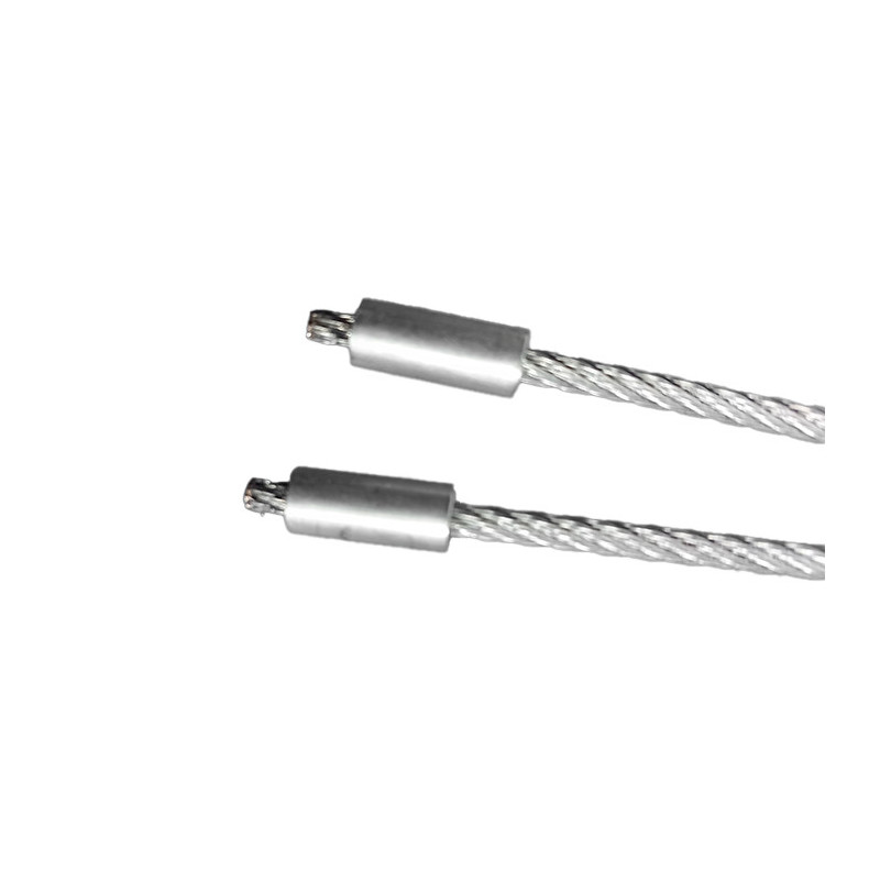 Câble Double Tubauto Ferrure Z longueur 3115mm pour porte de hauteur 2625mm