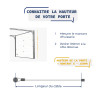Câble Double Tubauto Ferrure Z longueur 3115mm pour porte de hauteur 2625mm