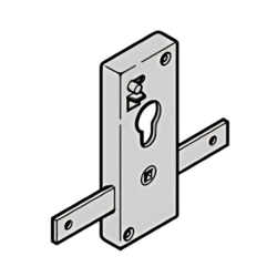 Serrure KABA Tubauto pour porte de garage sectionnelle 3039950