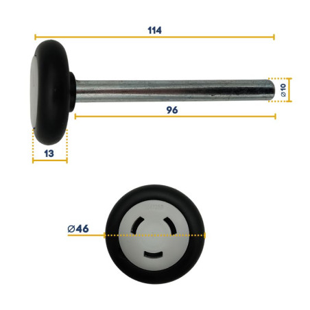 Roulette basse Hörmann pour portes sectionnelles depuis 1999 3047259