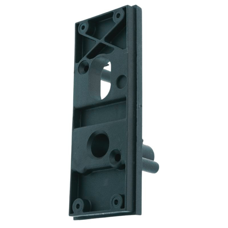 vue arrière d'une porte Serrure 42mm de porte de garage sectionnelle Tubauto 3039102