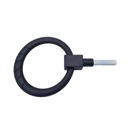 Poignée anneau noire Normstahl pour portes de garage basculantes H700929