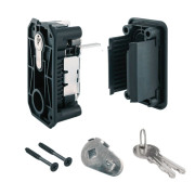Ensemble d'une serrure à Cylindre Profilé Tubauto pour portes de garage sectionnelles 3088641
