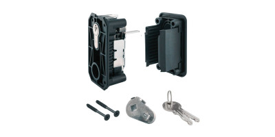 Ensemble d'une serrure à Cylindre Profilé Tubauto pour portes de garage sectionnelles 3088641