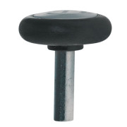 Vue debout d'une roulette basse pour portes de garage sectionnelles Tubauto 3040311