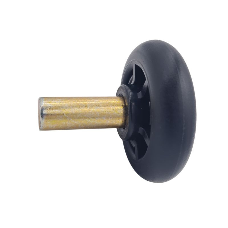 Vue arrière d'une roulette intermédiaire Tubauto axe 40mm portes de garage sectionnelles 3039956