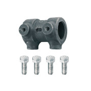 Vue avec visserie d'un accouplement pour porte de garage sectionnelle Tubauto 3085537