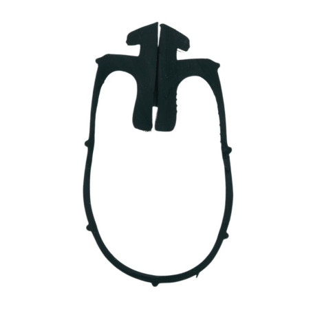 Vue découper d'un Joint Bas pour portes de garage Tubauto