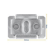 Butée de Fin de course de motorisation Procom pour porte Tubauto de garage 438111