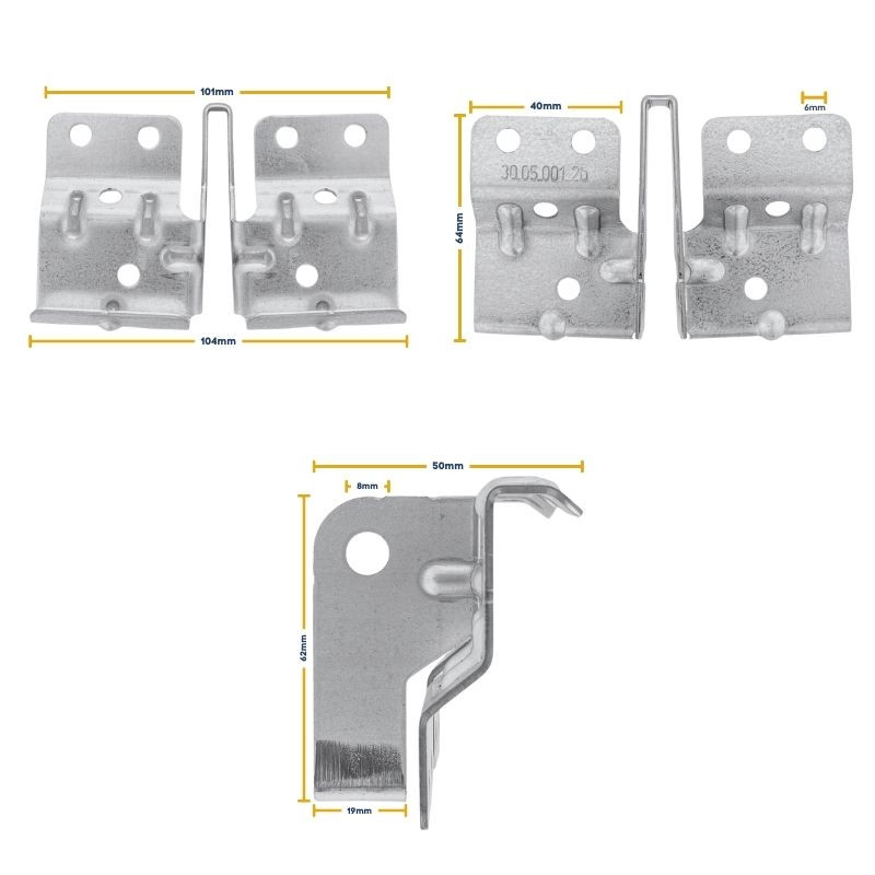 Console de liaison avec pièce d'écartement d'une motorisation de porte de garage Tubauto 438164 438177