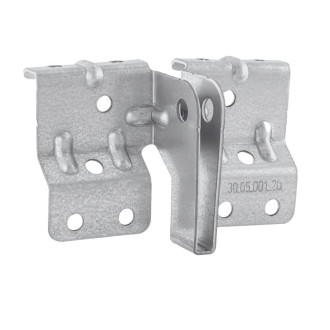 Console de liaison avec pièce d'écartement pour motorisation de porte de garage Tubauto 438164 438177