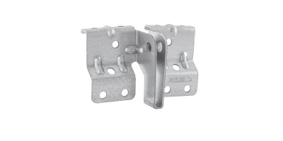 Console de liaison avec pièce d'écartement pour motorisation de porte de garage Tubauto 438164 438177