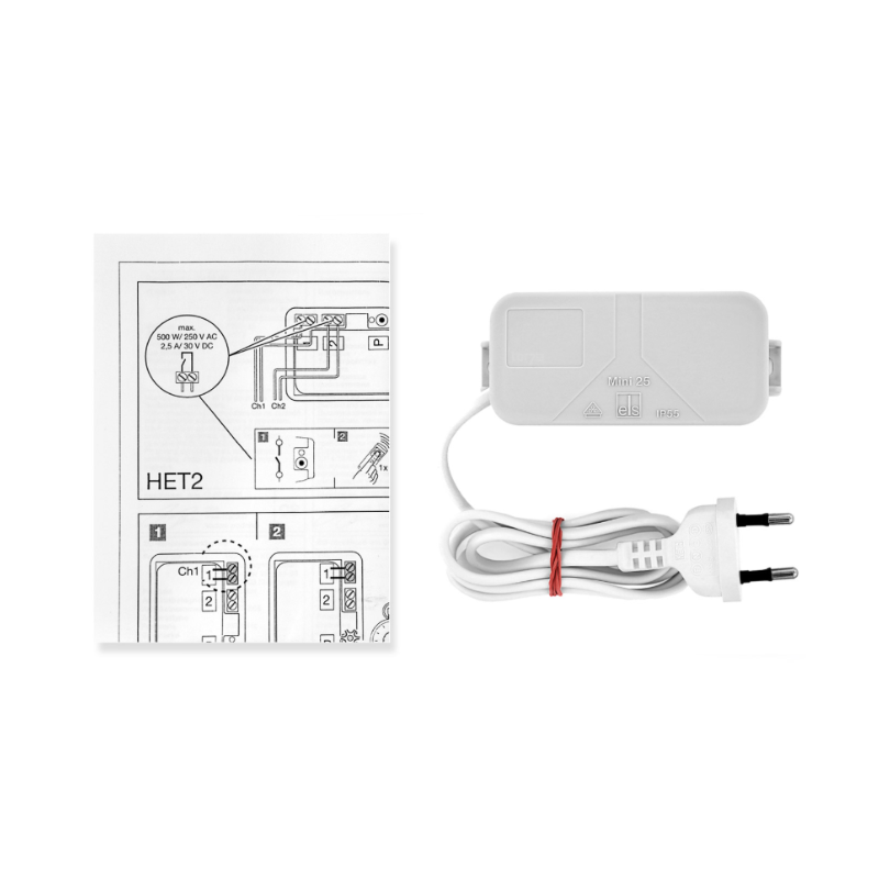 Notice Récepteur HET 2 868 MHz Tubauto pour porte de garage