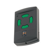 Mini Télécommande HSM4 de fréquence 26.975MHz à touches vertes pour motorisations Tubauto 437230
