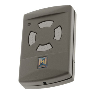 Mini Télécommande HSM4 de fréquence 40MHz à touches grises pour motorisations Tubauto 437014