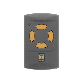Mini Télécommande HSM4 de fréquence 433MHz à touches orange pour motorisations Tubauto 437038