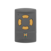 Mini Télécommande HSM4 de fréquence 433MHz à touches orange pour motorisations Tubauto 437038