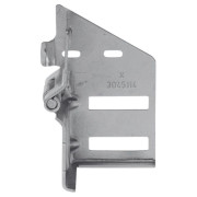 Support Roulette Intermédiaire droit Tubauto pour portes de garage sectionnelles 3045114