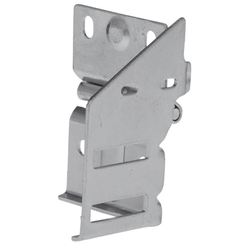 Vue de côté d'un support Roulette Intermédiaire droit Tubauto pour portes de garage sectionnelles 3045114