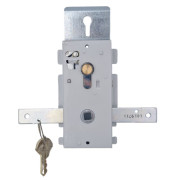 Vue arrière serrure pour portes de garage basculantes Tubauto 1019711