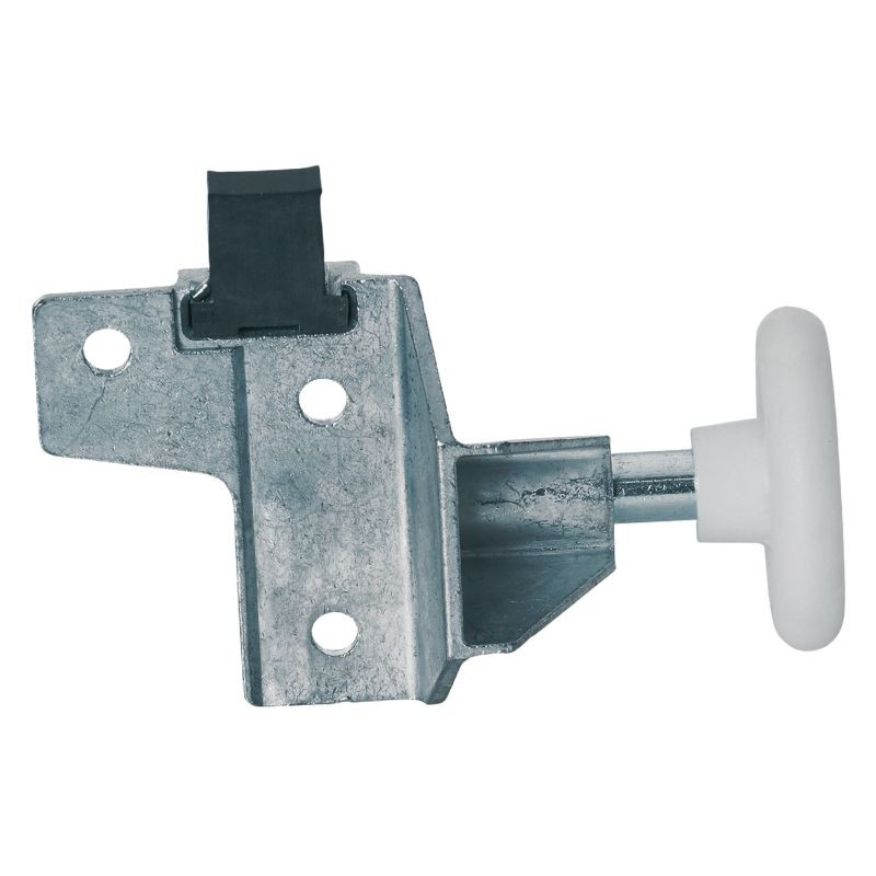 Vue de côté d'une Roulette droite pour porte de garage basculante avec ou sans portillon 1084004