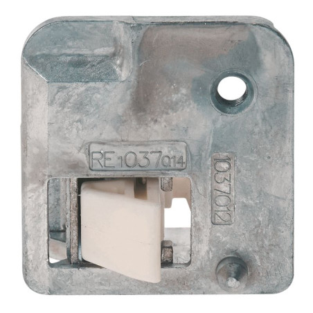 vue de face d'un verrou Bas pour porte de garage basculante Tubauto 1037014