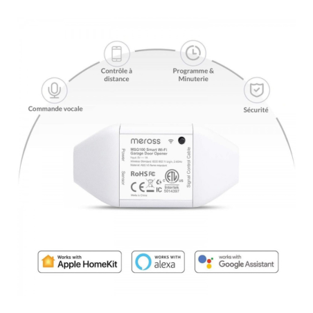 récepteur connecté pour porte de garage
