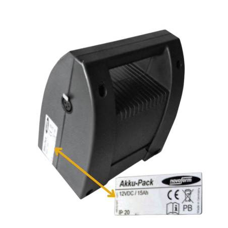 Motorisation Complète Novomatic 423 ES ACCU pour portes de garage Novoferm NFF15088