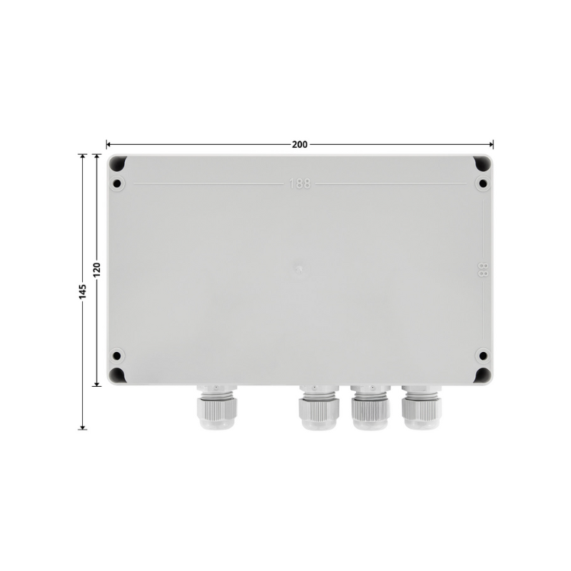 Côte Récepteur HER 2 868 MHz Tubauto pour porte de garage