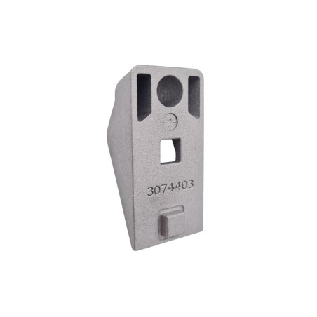 vue arrière d'un support Galet pour porte de garage sectionnelles Hörmann 3074403