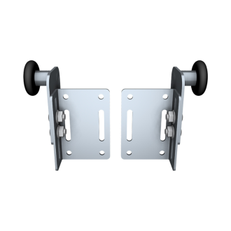 Supports roulettes hauts pour porte de garage sectionnelle Gypass
