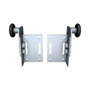 Supports roulettes hauts pour porte de garage sectionnelle Gypass