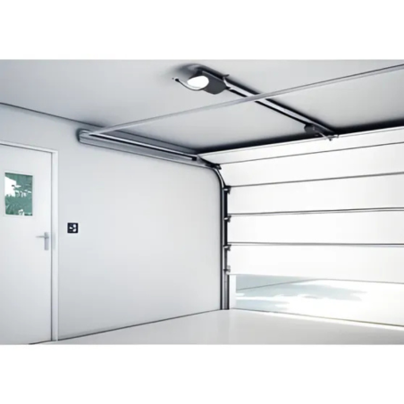 vue posé Moteur + centrale TD La Toulousaine pour porte de garage