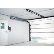 vue posé Moteur + centrale TD La Toulousaine pour porte de garage