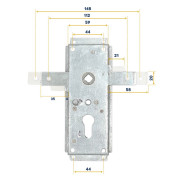 Serrure pour Portes DWM ET DW100 NFF10755