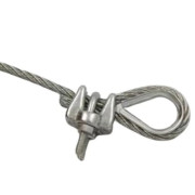 Serre câble à étrier pour câble diam 5 mm