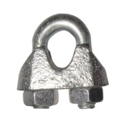 Serre câble à étrier pour câble diam 5 mm