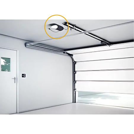 Vue posé Centrale de commande Duo Vision 868.8 MHz Sommer pour porte de garage