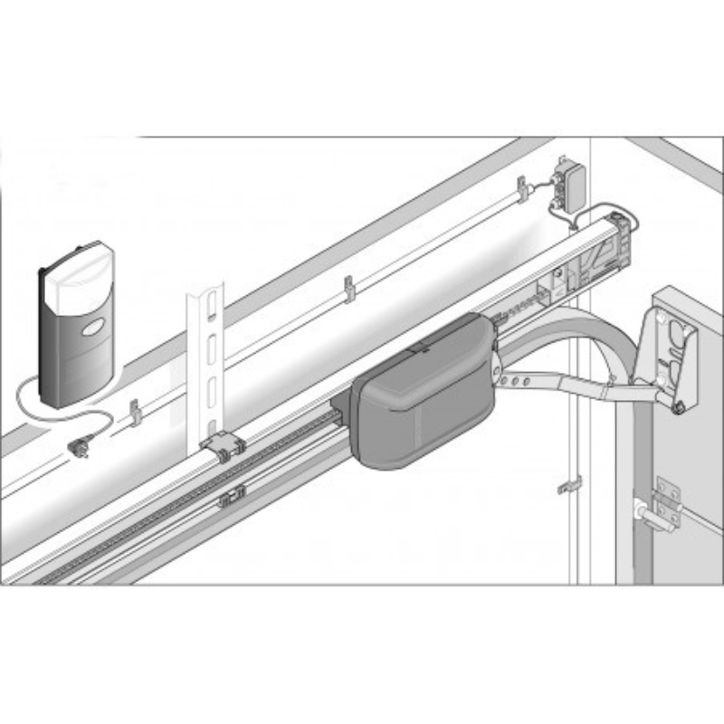 Bras d'installation sur le côté de motorisation Sommer 3123V002