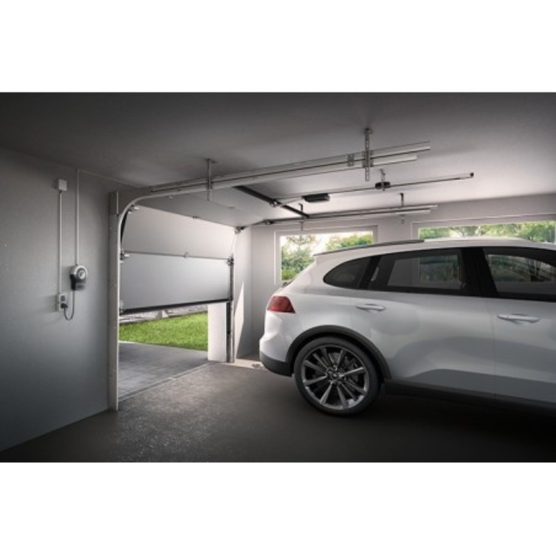 Vue posé Kit motorisation Pro+ avec rail 2750 mm Sommer pour porte de garage